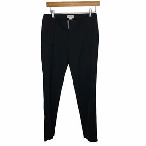 HELMUT LANG Black Snap Buckle Waist Trouser Pants